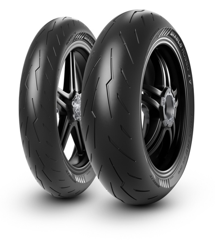 Pneu PIRELLI DIABLO ROSSO IV 160/60 ZR 17 M/C (69W) TL