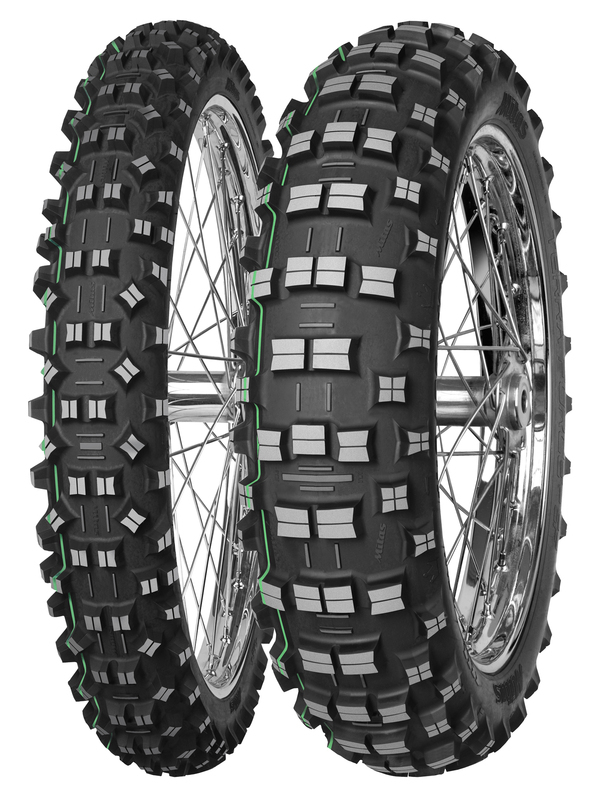 Pneu MITAS TERRA FORCE-EF 120/90-18 65R TT SUPER LIGHT GREEN