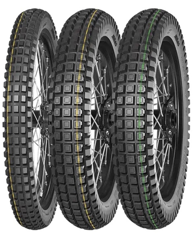 Pneu MITAS ENDURO HYBRID 120/100-18 (4.00-18) 68P TL/TT SUPER LIGHT GREEN M+S